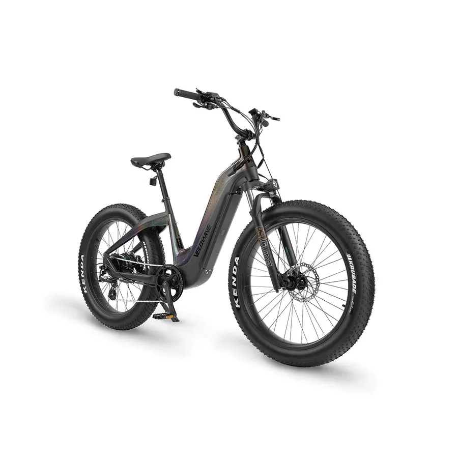 Velowave Grace 2.0 - Step-Through All-Terrain Fat Tire Electric Bike - Top Speed 28mph - 750W