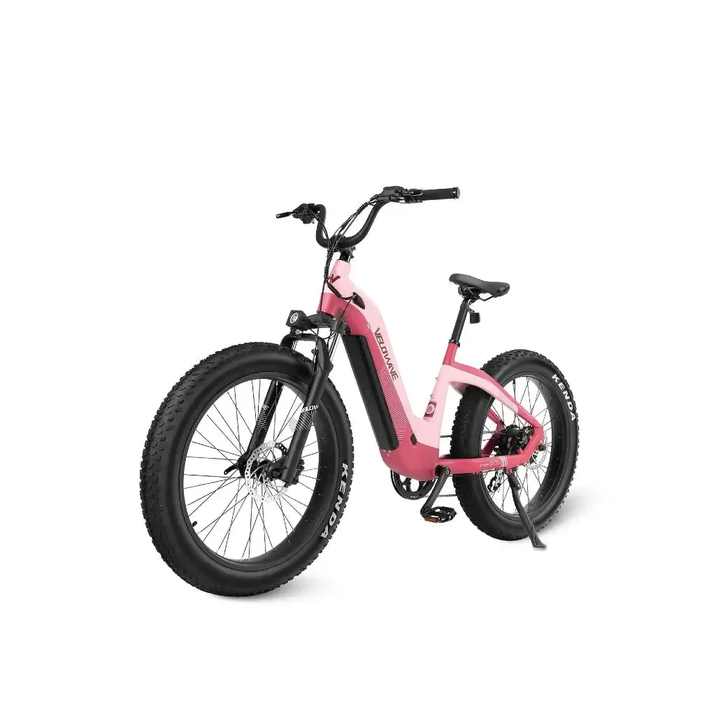 Velowave Grace Step Thru 750W 48V Fat Tire Commuter Electric Bike