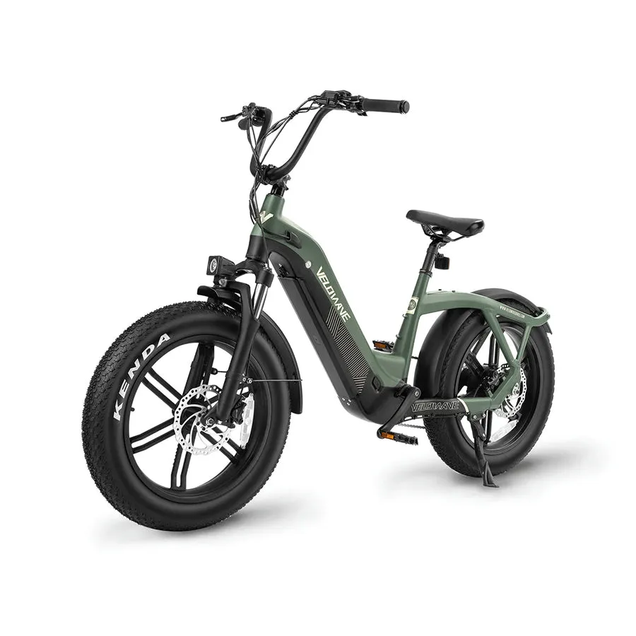 Velowave Pony Compact - Step-Through All-Terrain Electric Bike - Top Speed 25mph - 750W