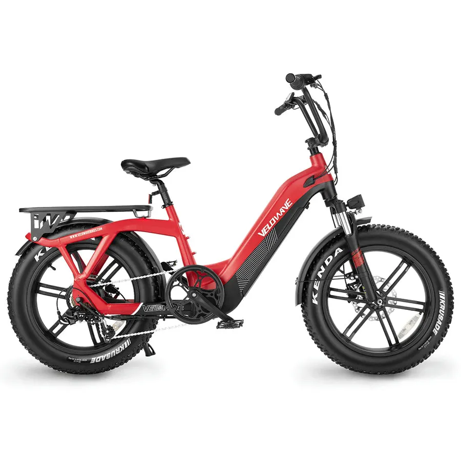 Velowave Pony Compact - Step-Through All-Terrain Electric Bike - Top Speed 25mph - 750W