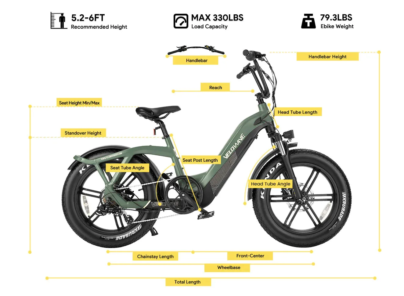 Velowave Pony Step Thru EBike