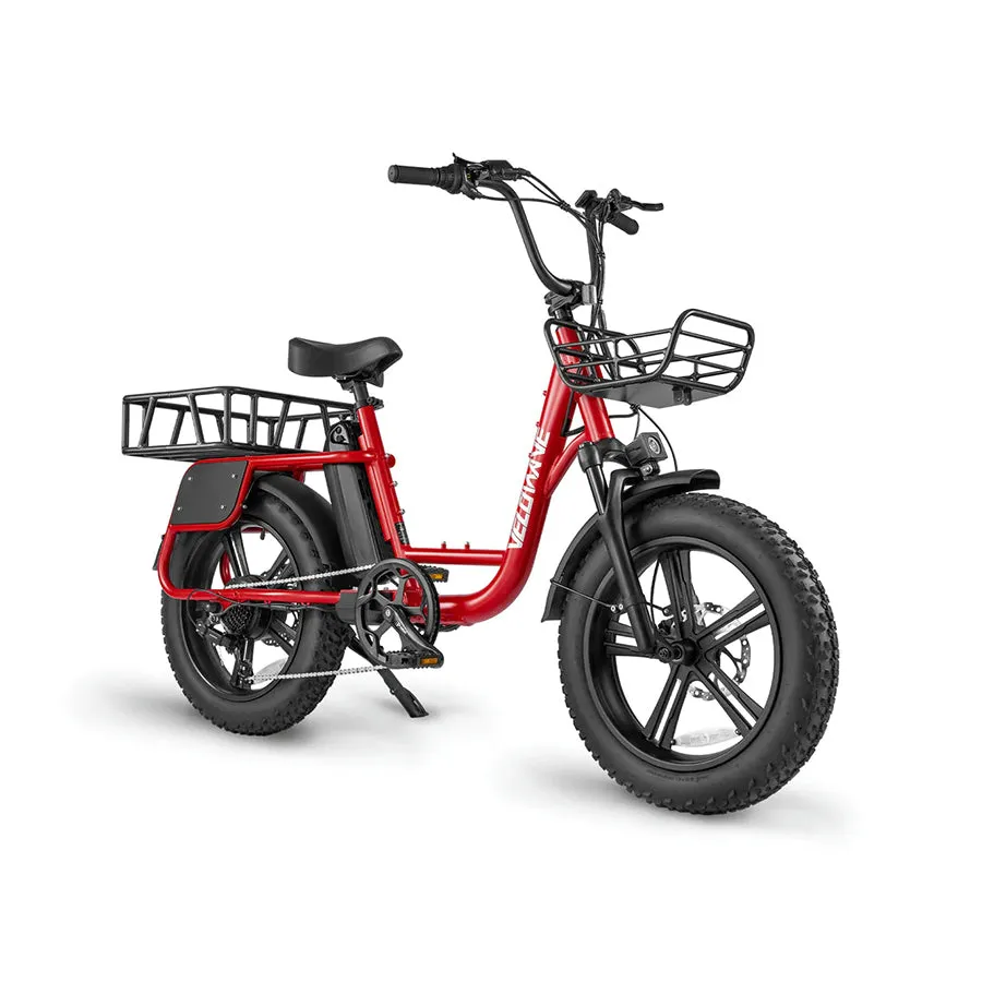 Velowave Prado S - Commuter Step-Through Fat Tire Electric Bike - Top Speed 25mph - 750W