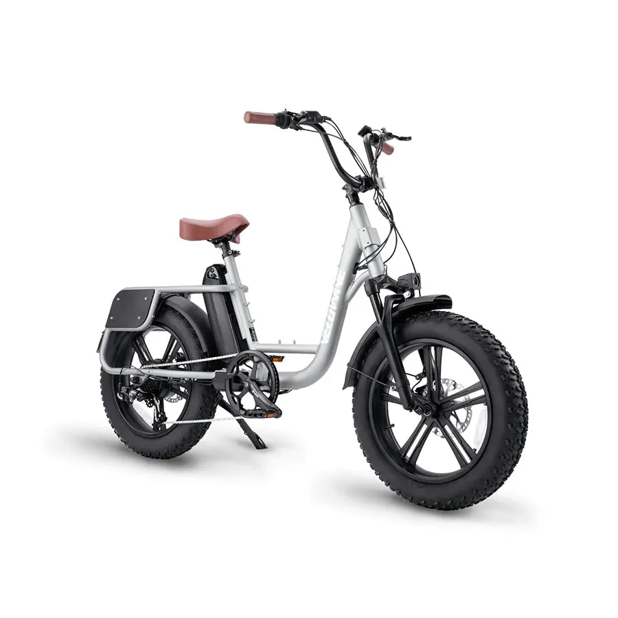 Velowave Prado S - Commuter Step-Through Fat Tire Electric Bike - Top Speed 25mph - 750W