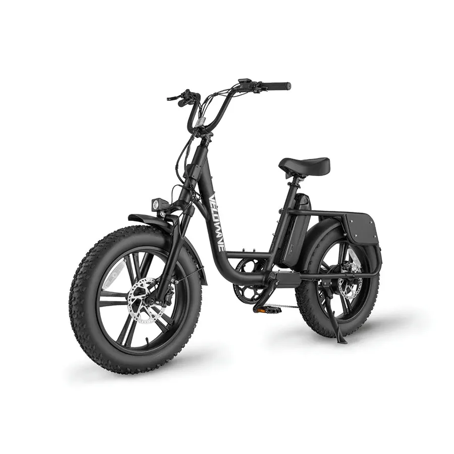 Velowave Prado S - Commuter Step-Through Fat Tire Electric Bike - Top Speed 25mph - 750W