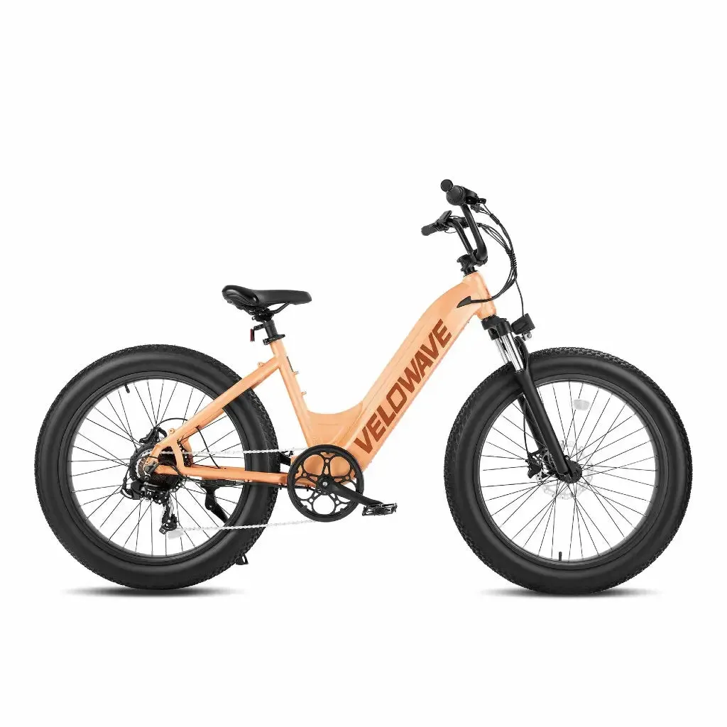 Velowave Rover Step Thru 750W 48V Fat Tire Commuter Electric Bike