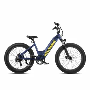 Velowave Rover Step Thru 750W 48V Fat Tire Commuter Electric Bike