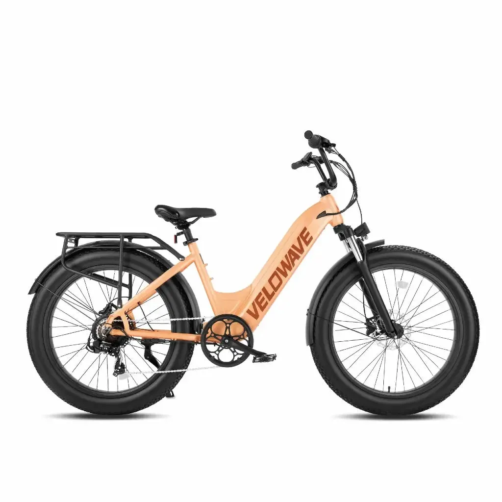 Velowave Rover Step Thru 750W 48V Fat Tire Commuter Electric Bike