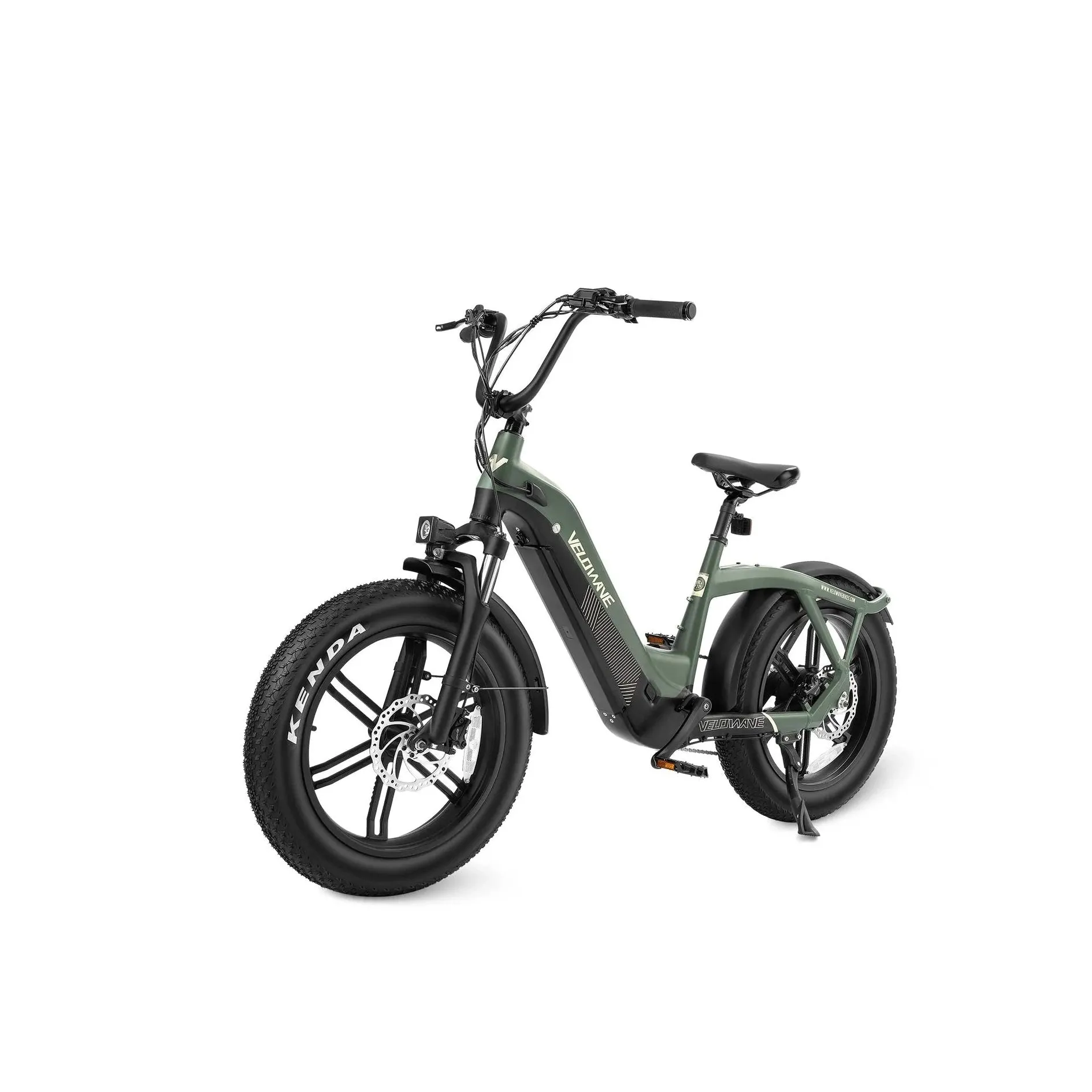 VELOWAVE|PONY 750W Fat Tire Step Thru Electric Bike