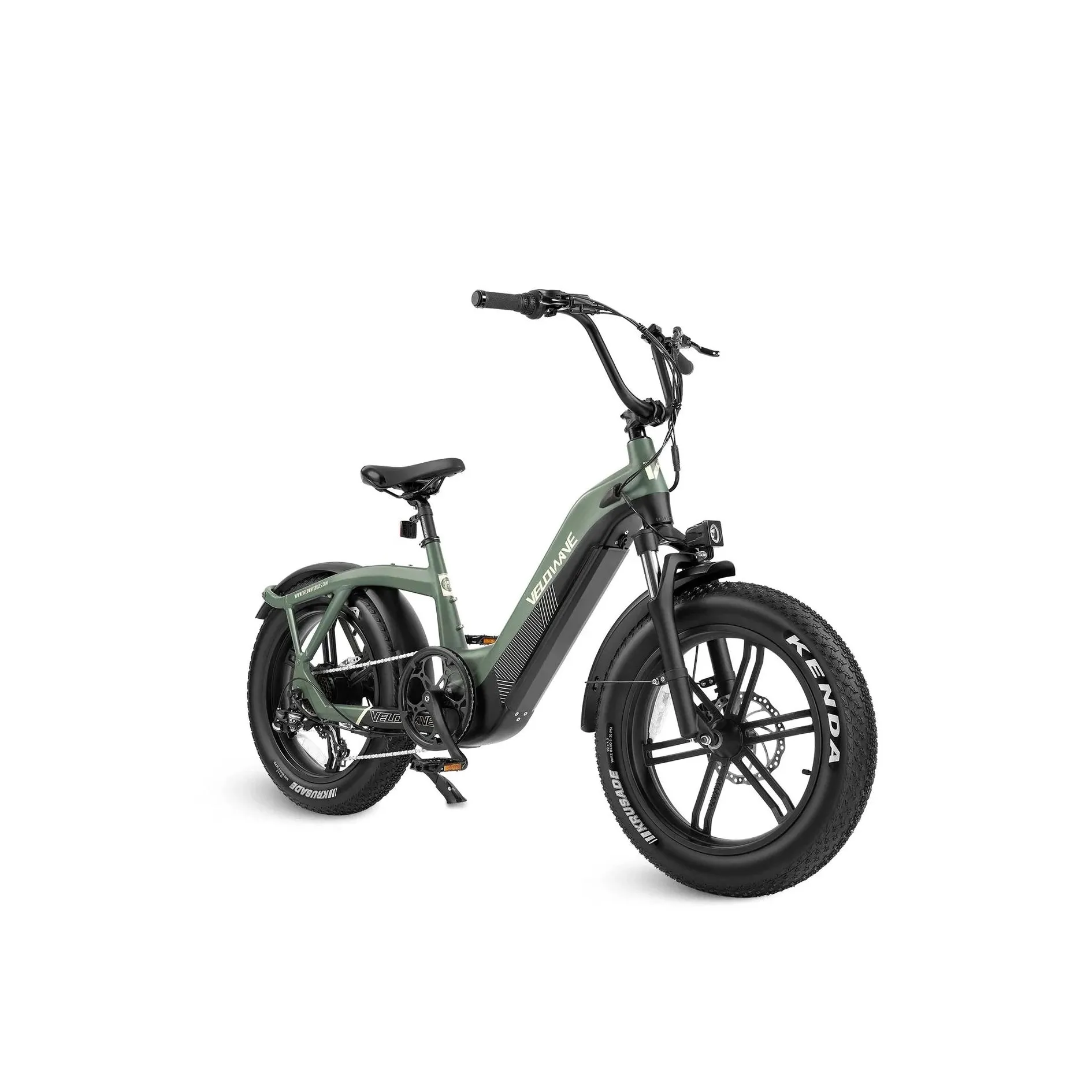 VELOWAVE|PONY 750W Fat Tire Step Thru Electric Bike