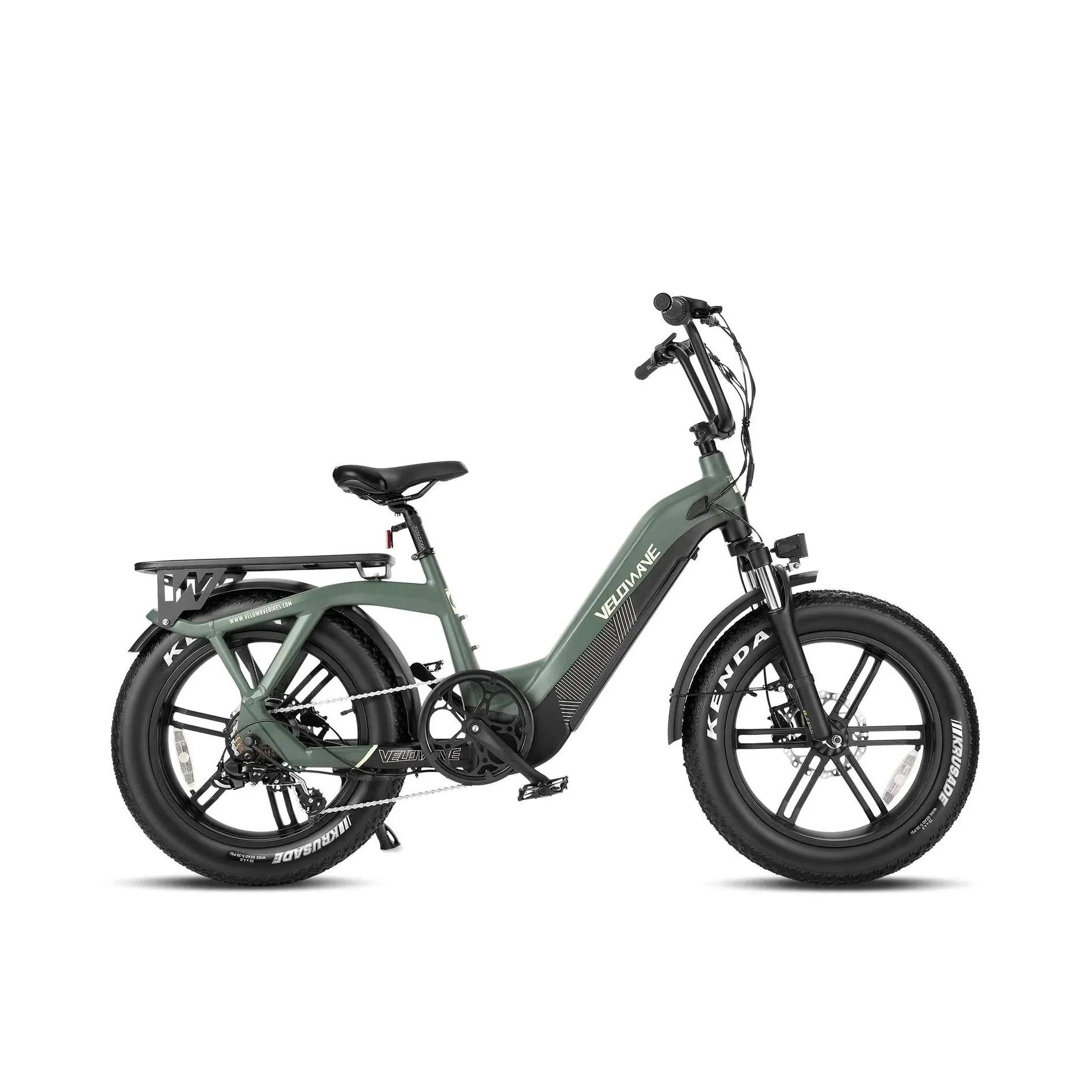 VELOWAVE|PONY 750W Fat Tire Step Thru Electric Bike