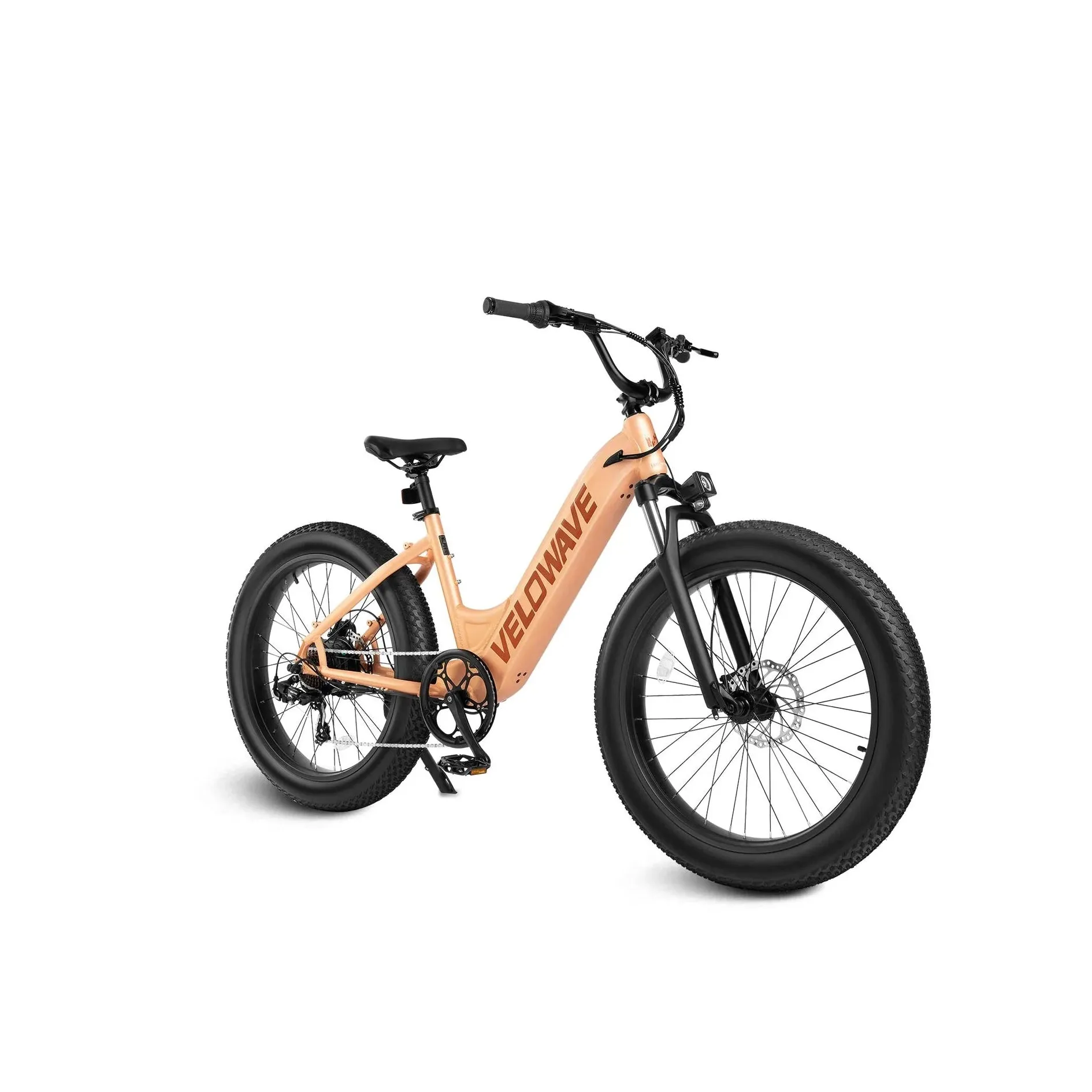 VELOWAVE|ROVER 750W Step Thru Fat Tire Electric Bike