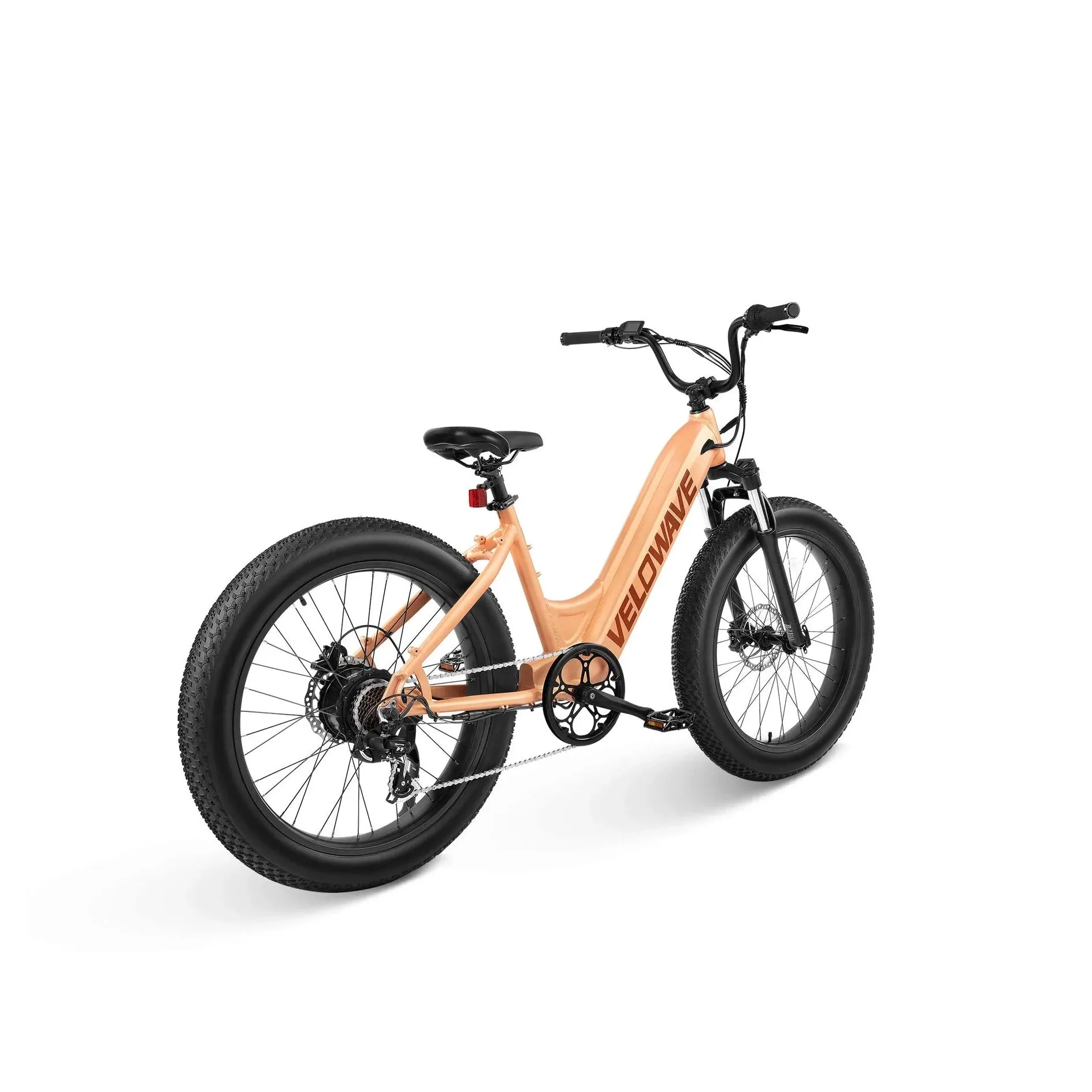 VELOWAVE|ROVER 750W Step Thru Fat Tire Electric Bike