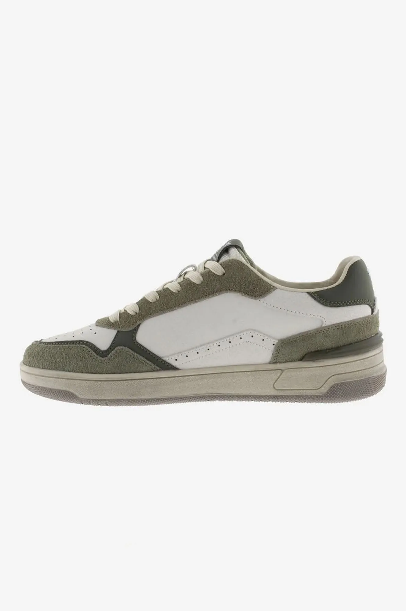 Victoria Khaki Colour Block Trainers