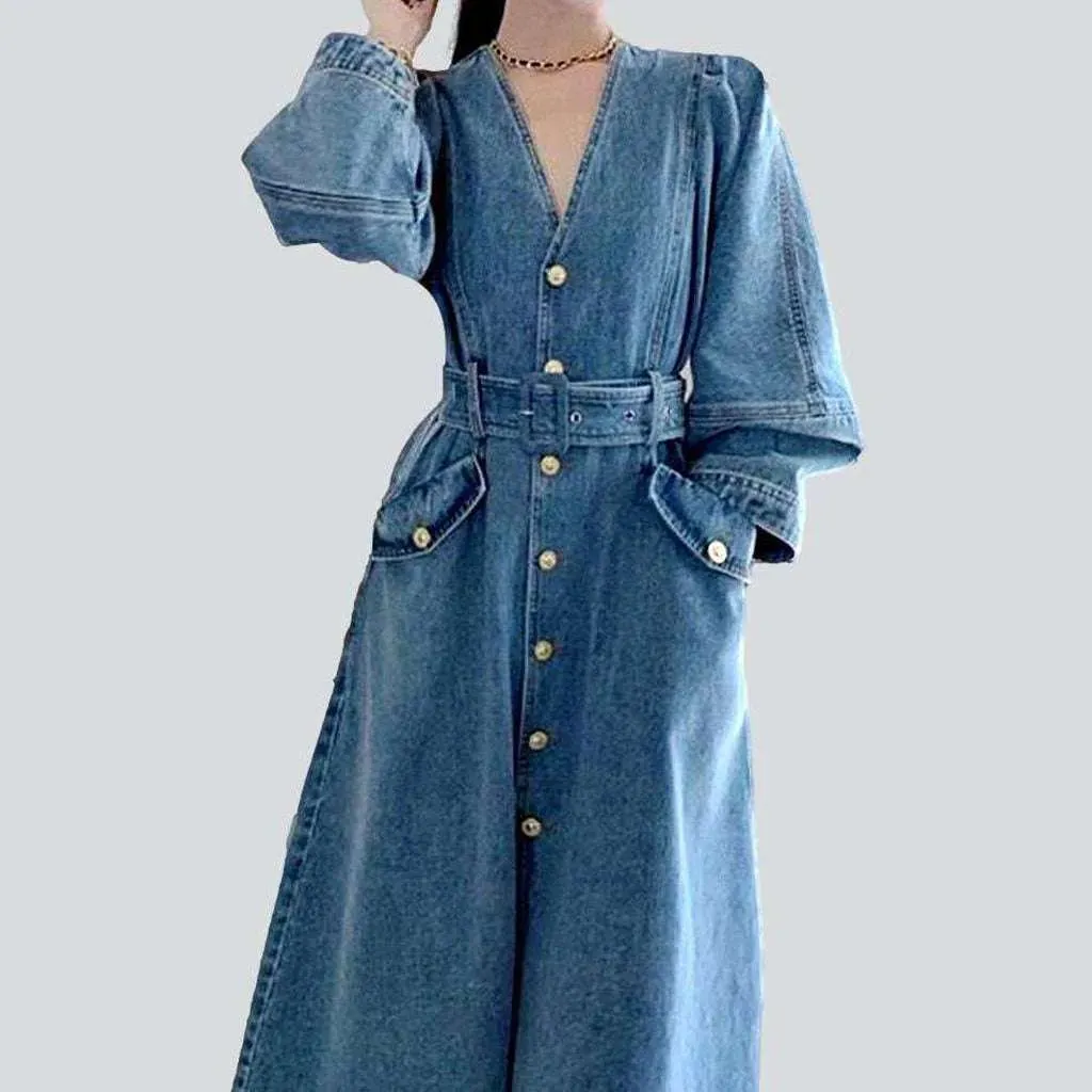 Vogue denim dress