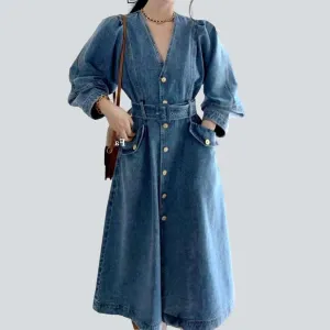 Vogue denim dress