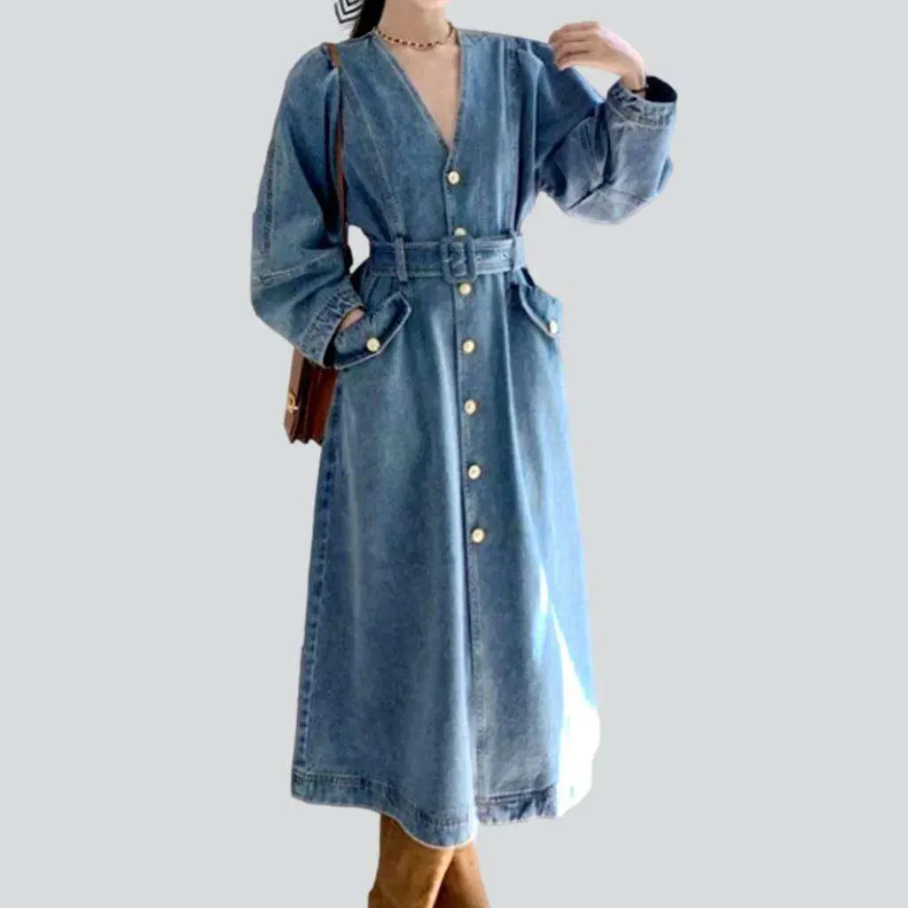 Vogue denim dress