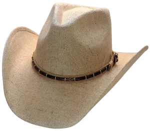 WINSTON Austin Jute Straw Cowboy Hat with Pinchfront Crown