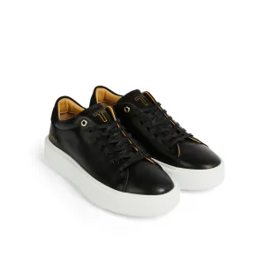 Women Yinka-Leather Platform Trainer - Black