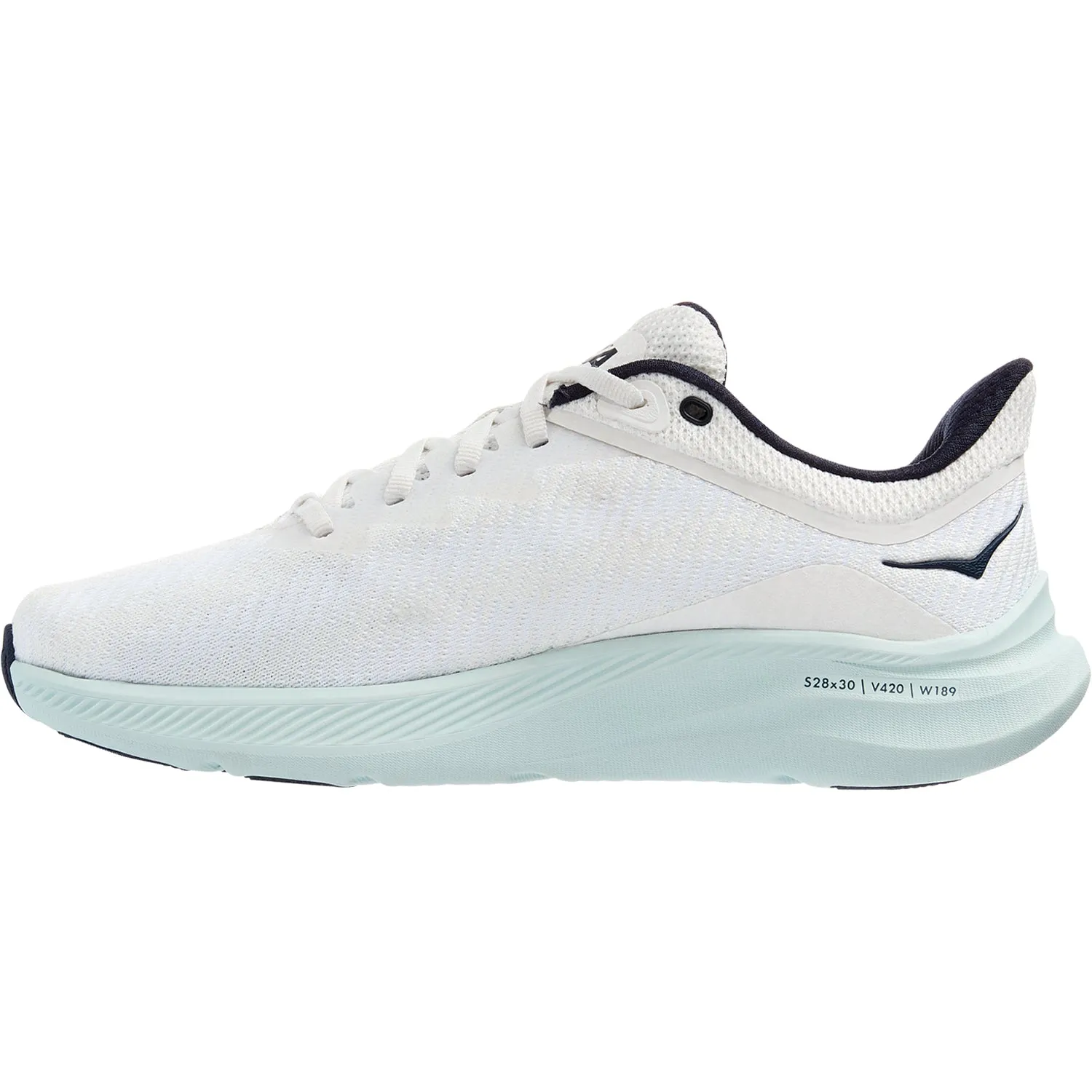 Women's Hoka Solimar Blanc De Blanc/Blue Glass Mesh