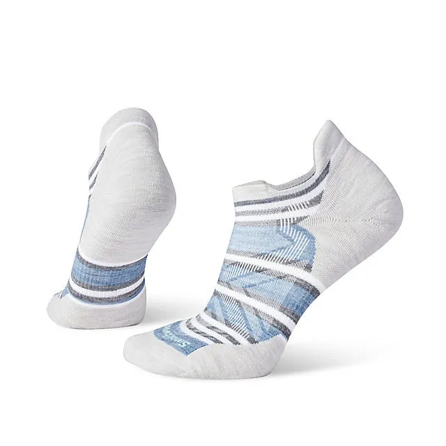 Women's Run Targeted Cushion Stripe Low Ankle Socks