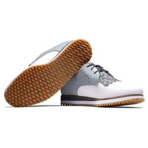 Womens Sport Retro Spikeless Golf Shoe White/Light Gray - SS22