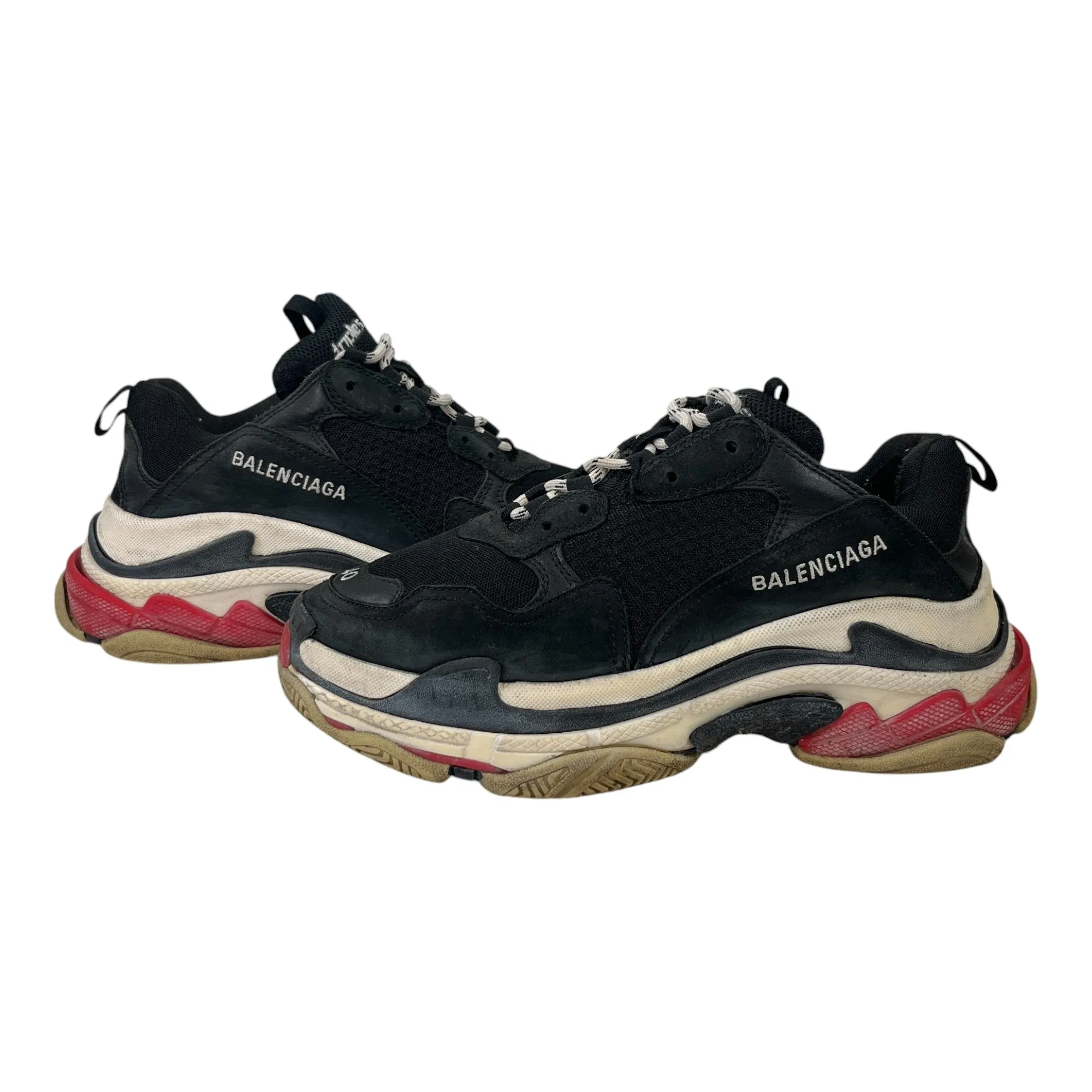 Women's Triple S Low Trainers Black Size EU 40 / UK 7