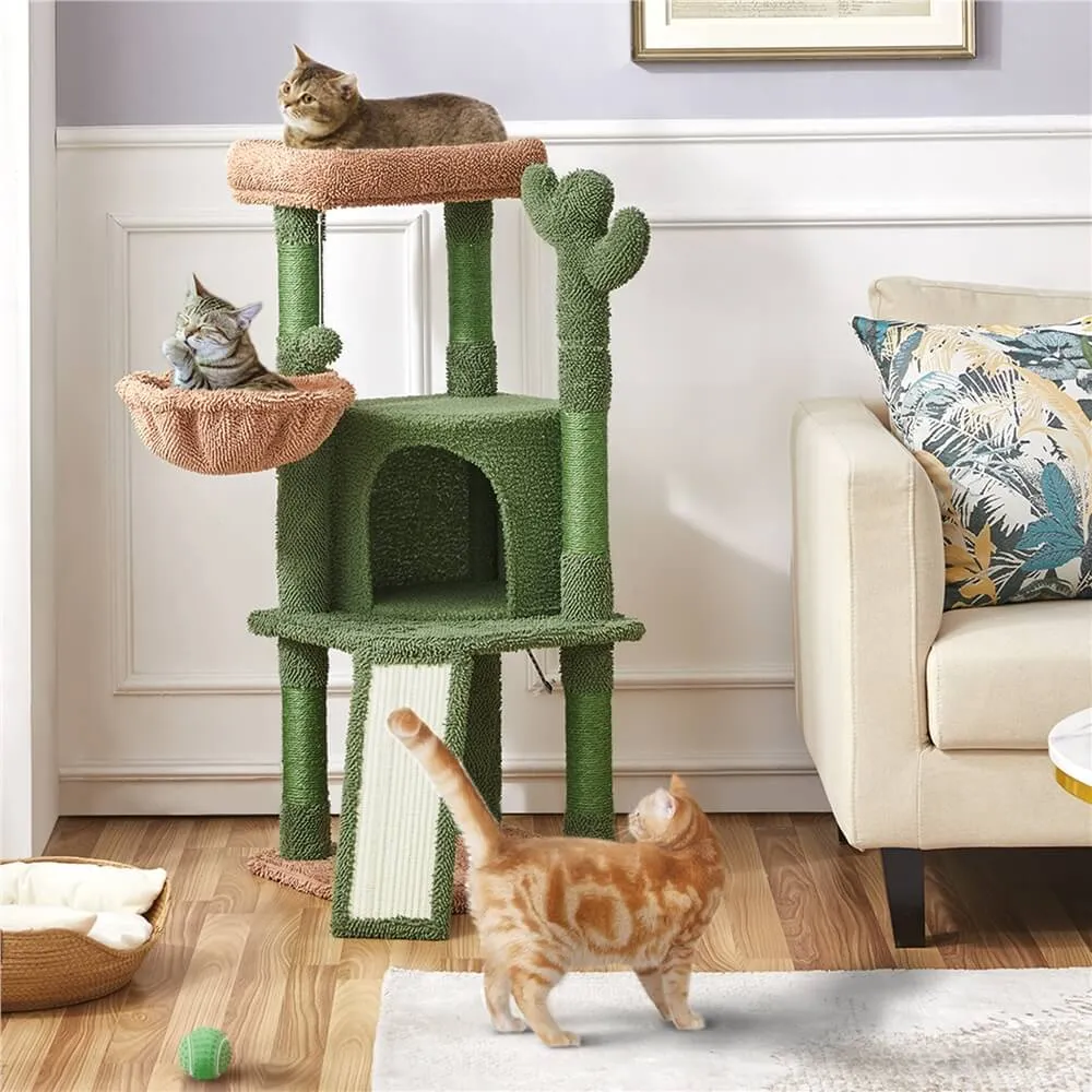 Yaheetech 42″ H Cactus Cat Tree