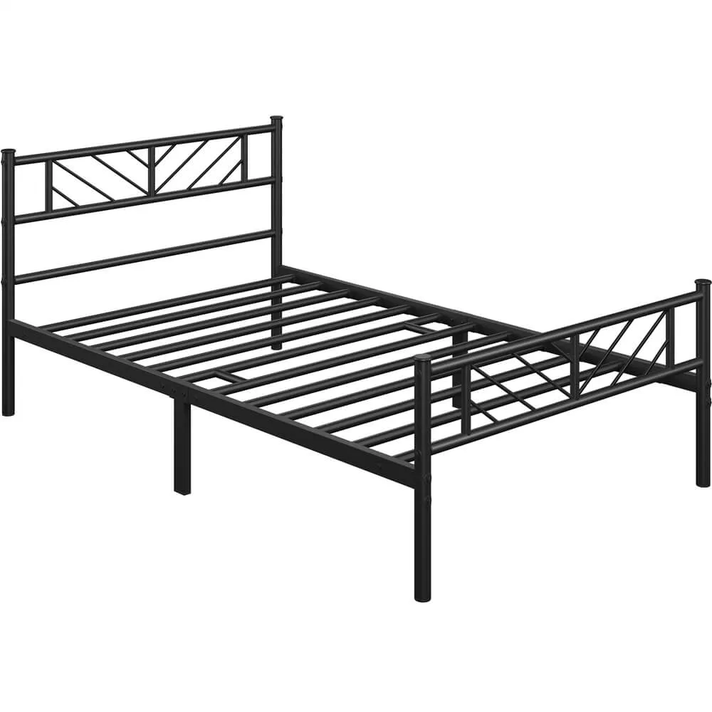 Yaheetech Twin Minimalist Metal Platform Bed